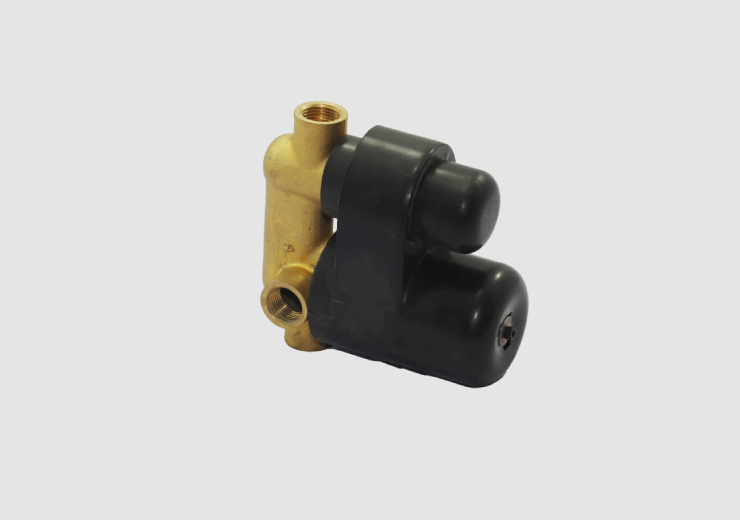 Brass sanitary component